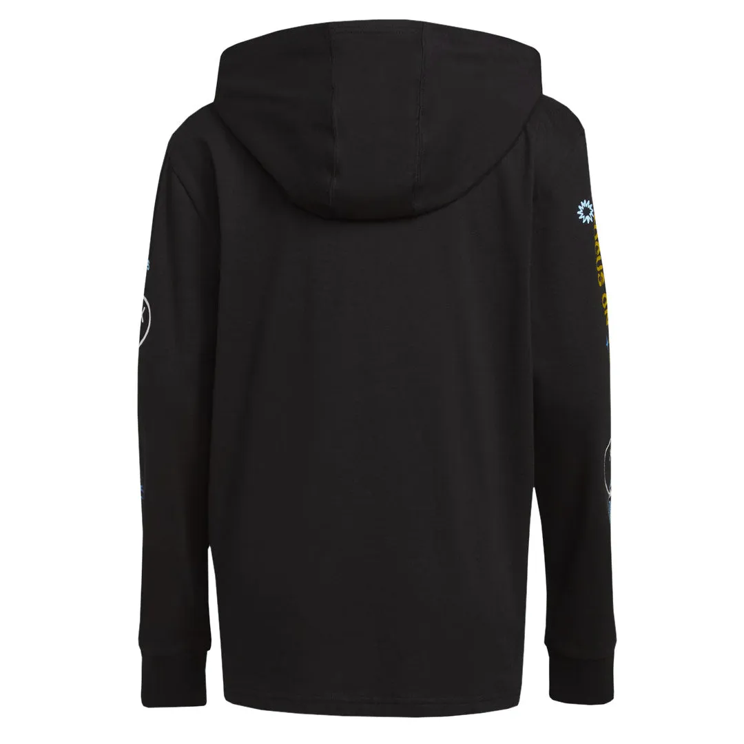 adidas - Kids' (Youth) Doodle Long Sleeve Hooded T-Shirt (IQ7906)