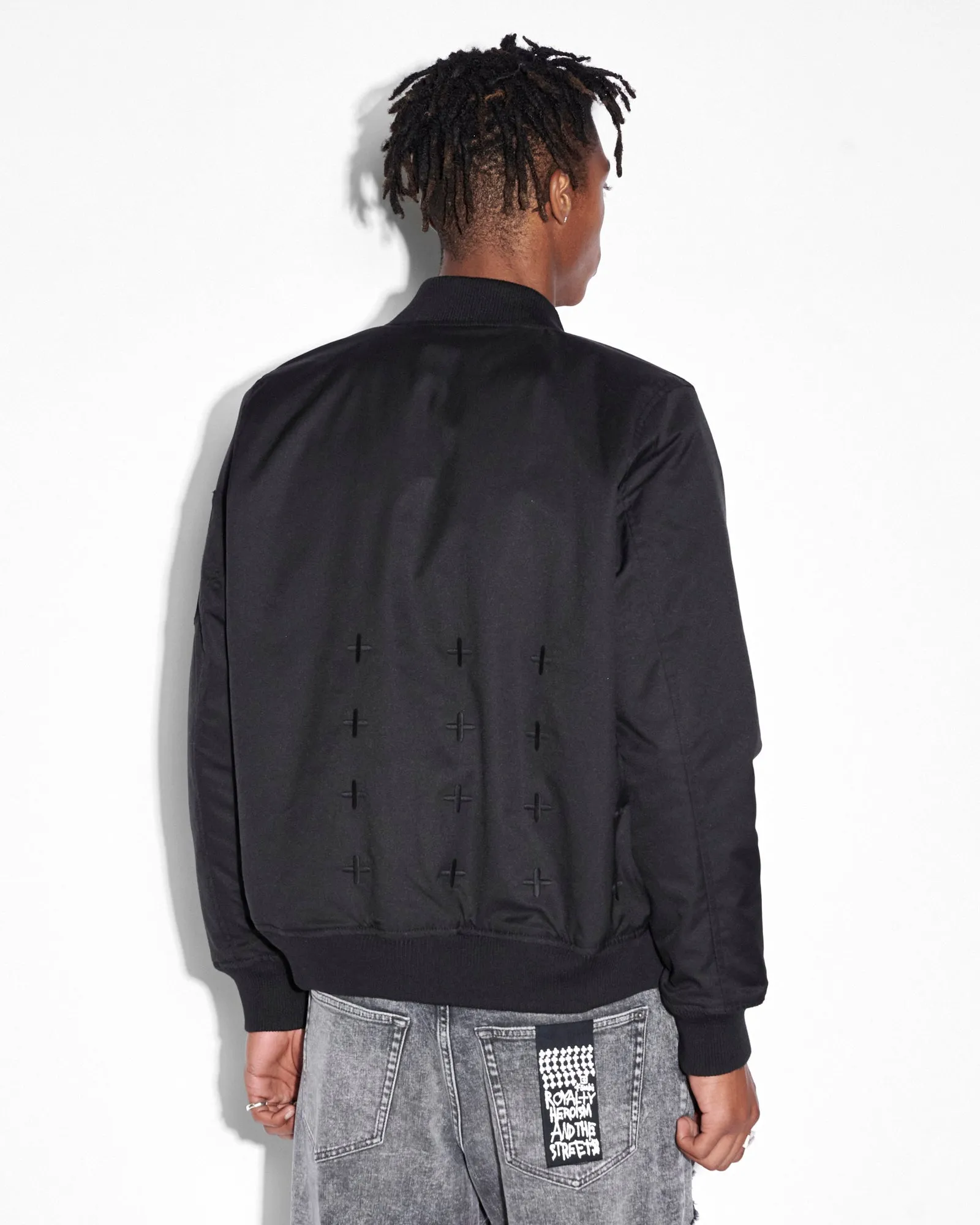 AUTOGRAPH BOMBER BLACK/WHITE