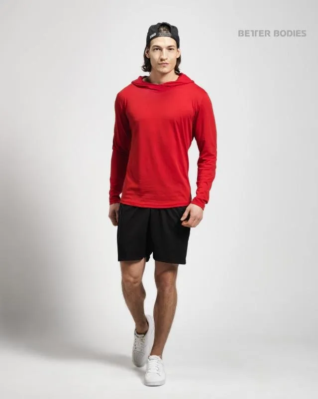 Better Bodies Mens Soft Hoodie - Bright Red