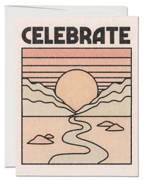 Celebrate Sunset Notecard