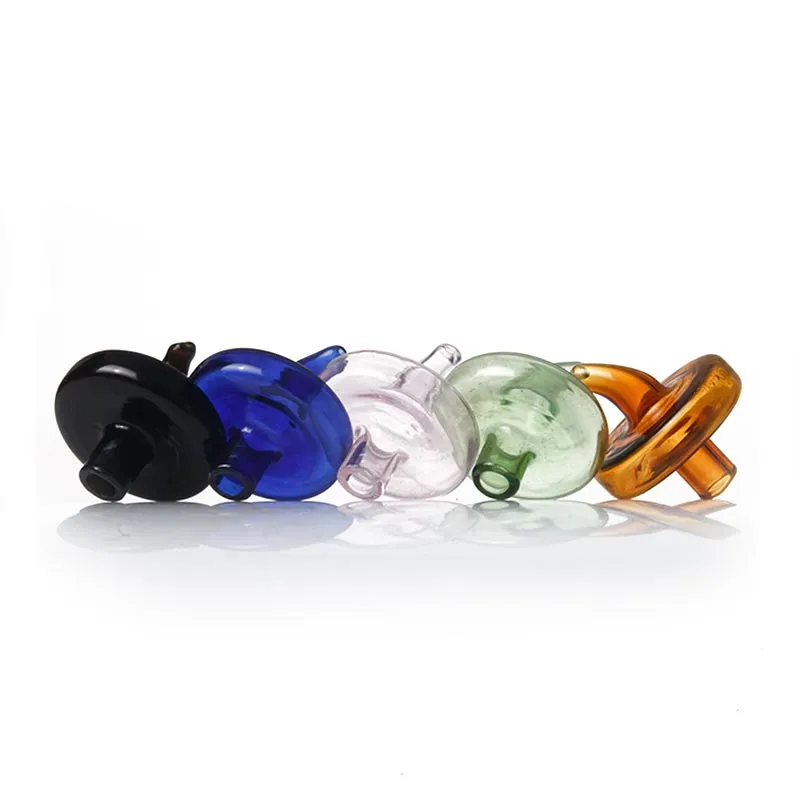 Coloured glass directional airflow carb cap