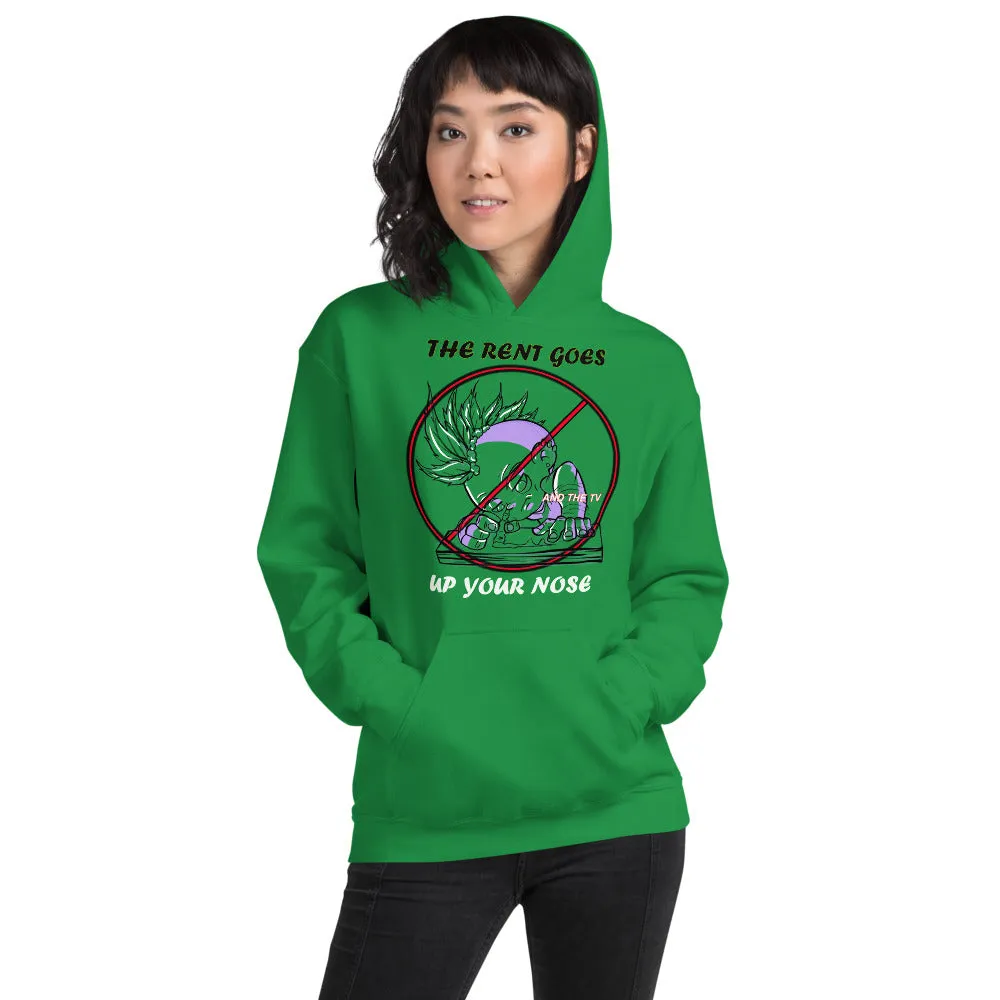 CRAZE KUSH LOSER HEAD bw Unisex Hoodie