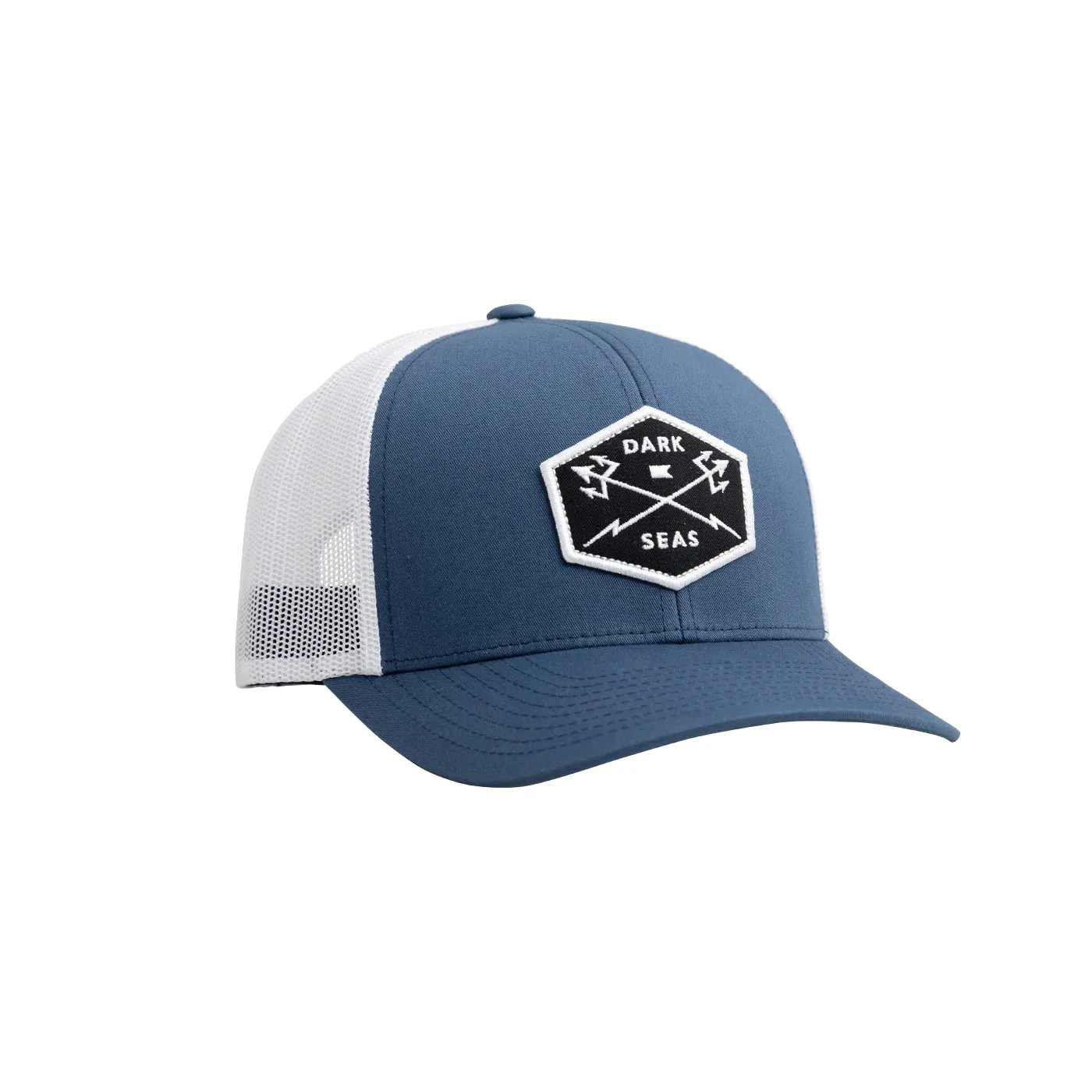 Dark Seas Progress Trucker Cap navy white OS