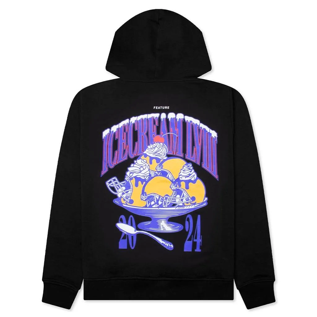 Feature x Icecream Super Bowl Hoodie - Black