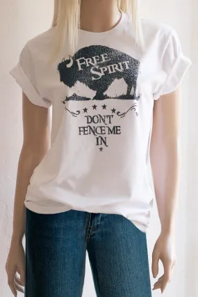 Free Spirit Don't Fence Me In Boyfriend Tee