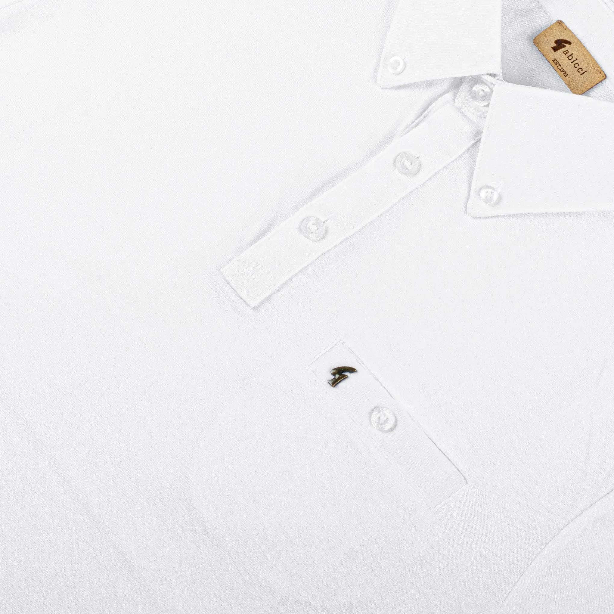 Gabicci Vintage Ladro Polo Shirt White