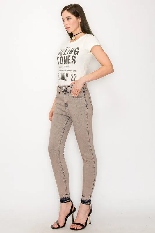 HIGH RISE STRETCH SKINNY JEANS