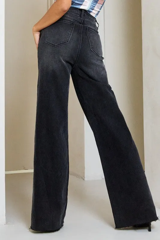 High Waisted Wide Leg Jeans