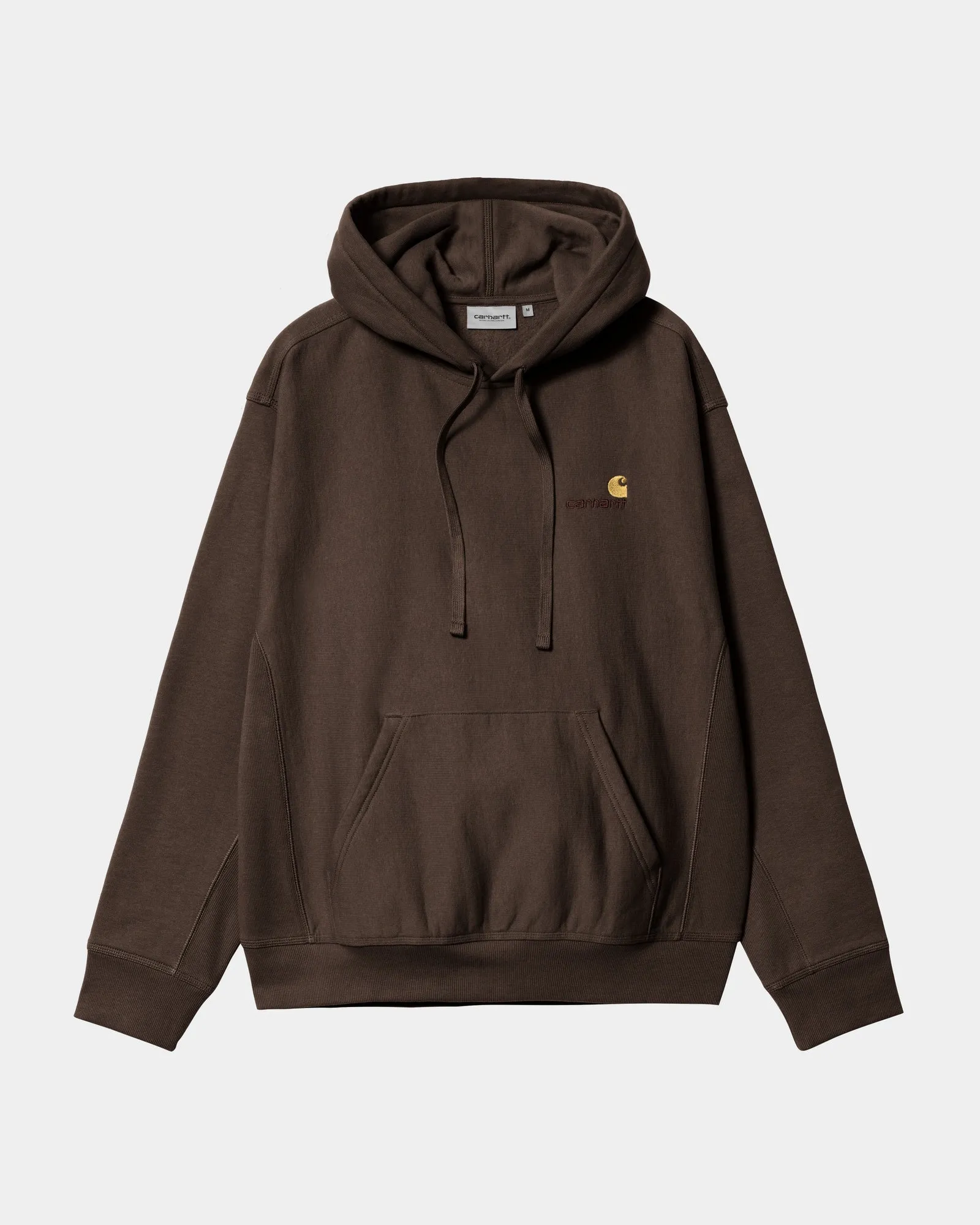 Hooded American Script Sweatshirt | Tobacco