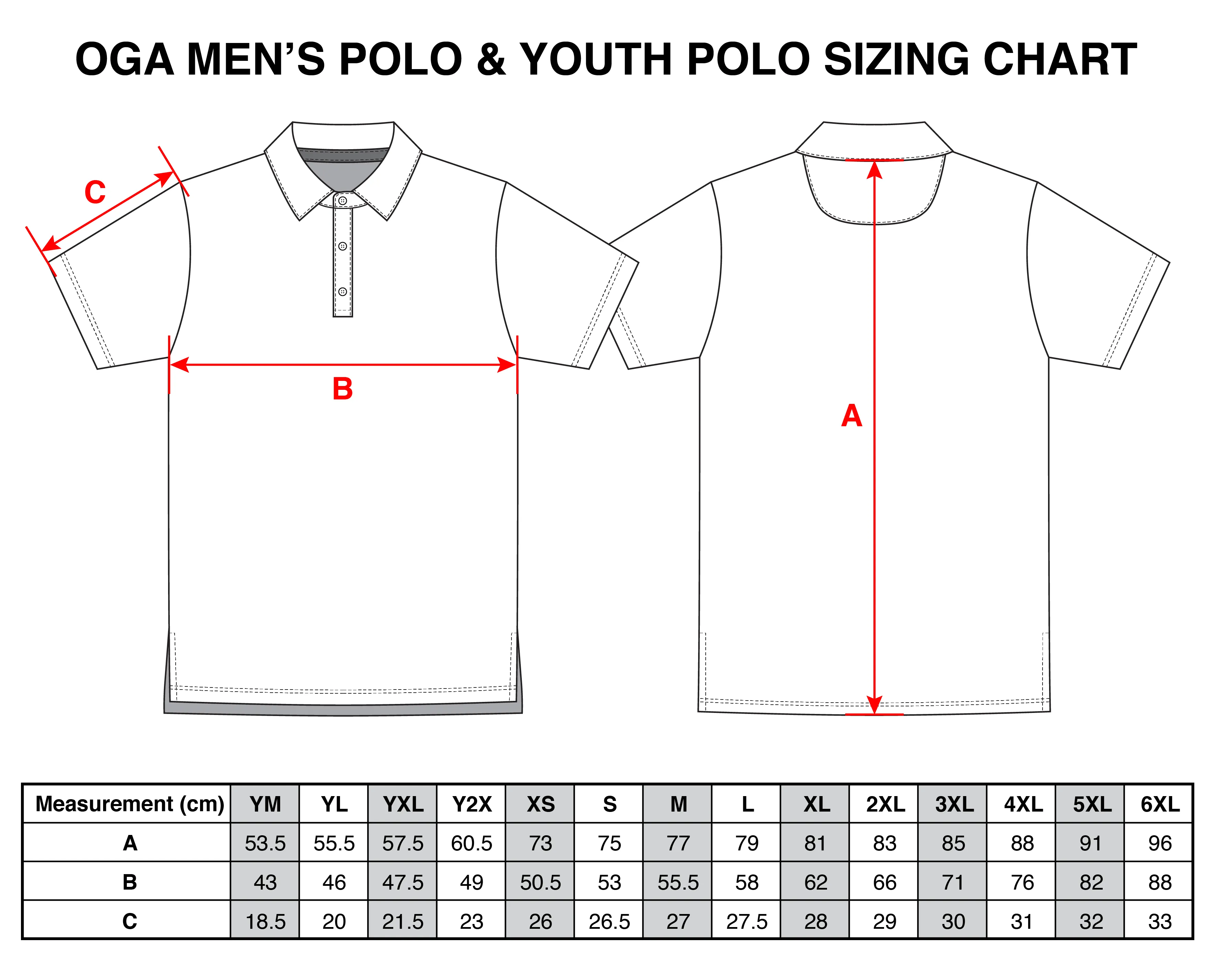 Island Coral - OGA Youth Polo - Makai Blues