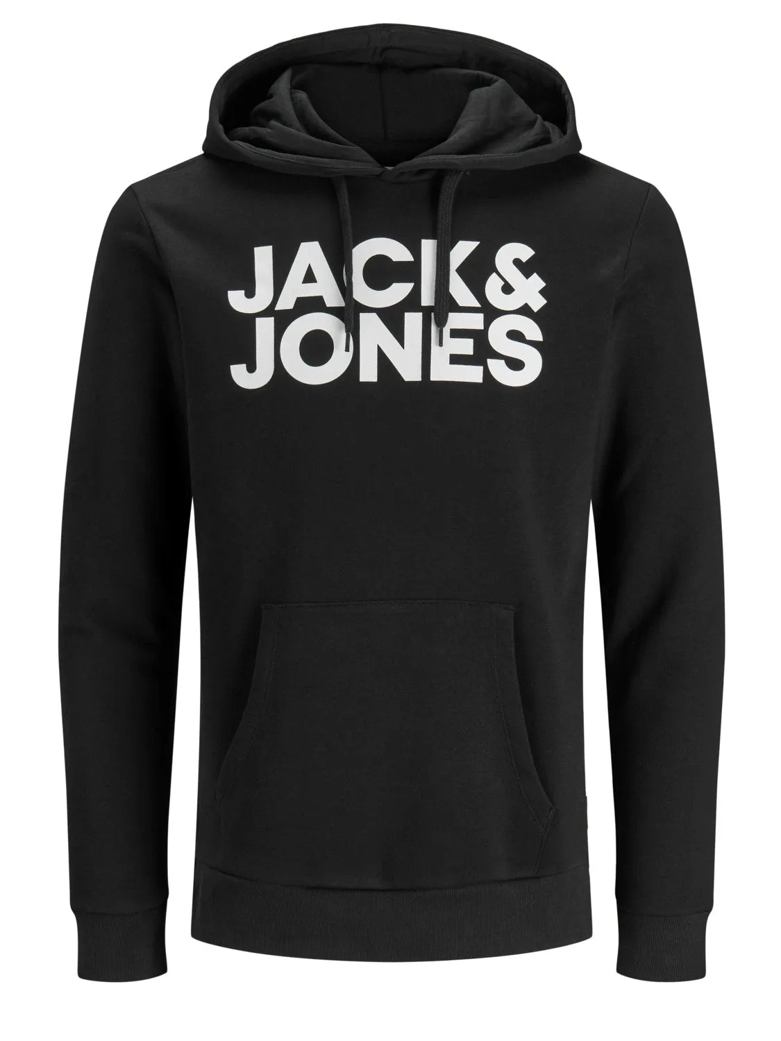 Jack & Jones Men's 'JJECORP' Hoodie Logo Sweatshirt