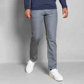 Jeans Albert confort gris coupe droite