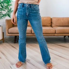 KanCan Myla Non Distressed Flare Jeans