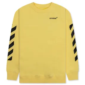 Kids Rubber Arrow Crewneck - Yellow/Black