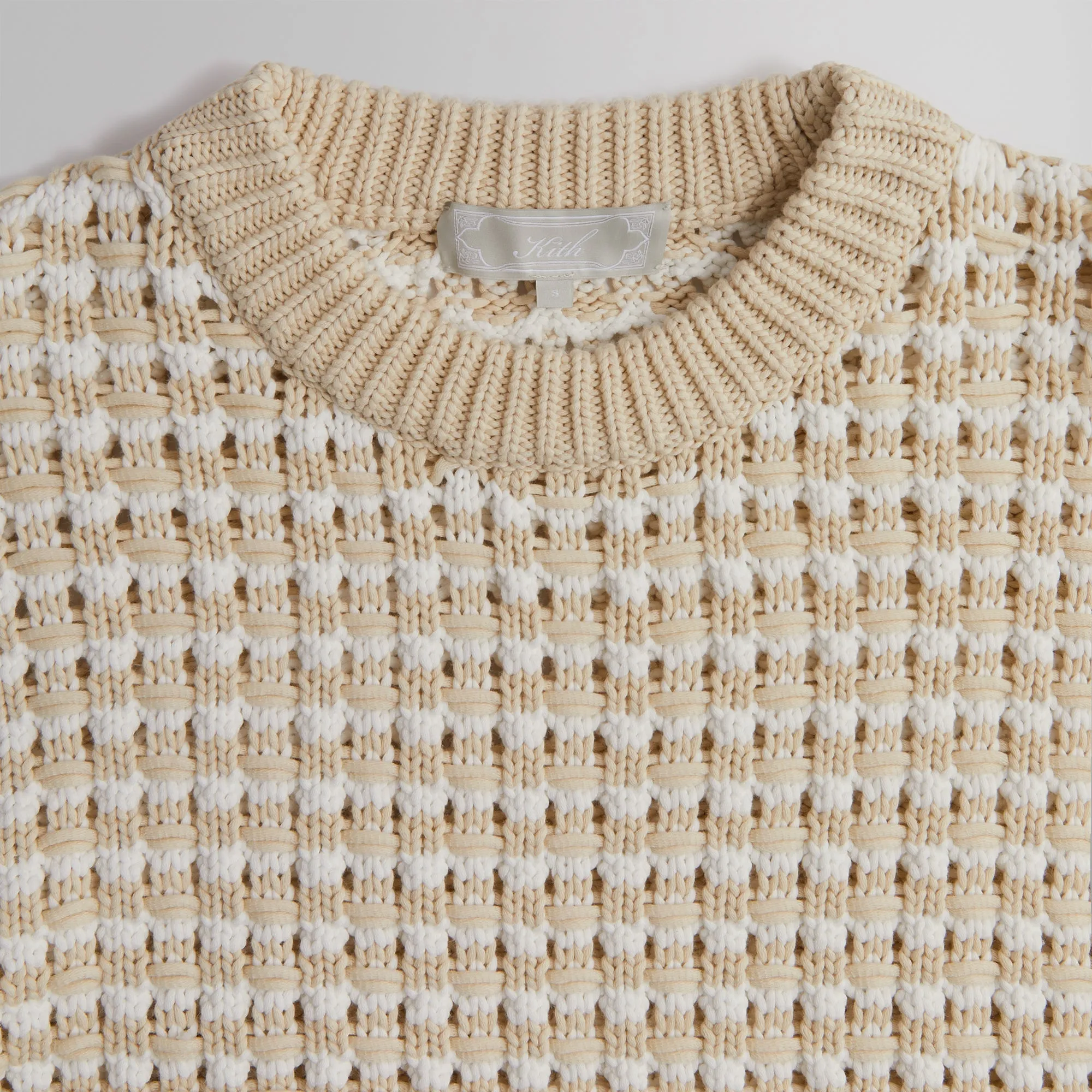 Kith Skip Stitch Saratoga Crewneck - Manuscript