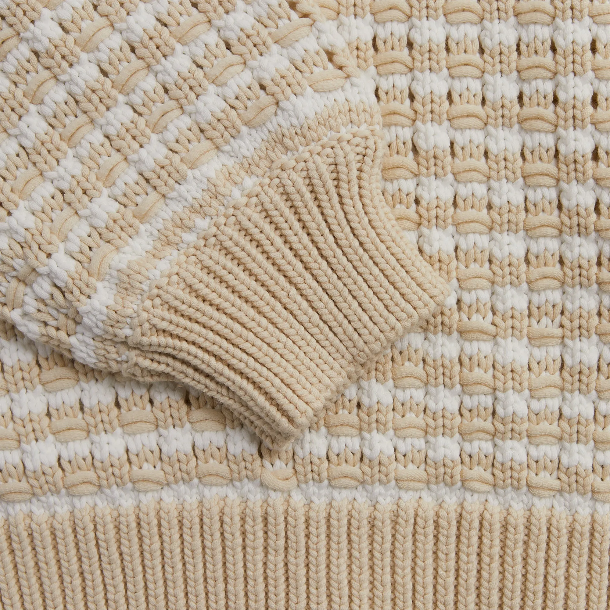 Kith Skip Stitch Saratoga Crewneck - Manuscript