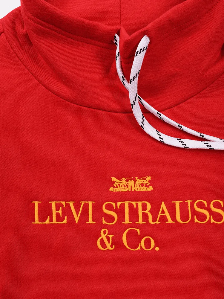 Levi's Saddie Funnel Neck Crew - Red