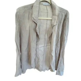 Linen Open Jacket