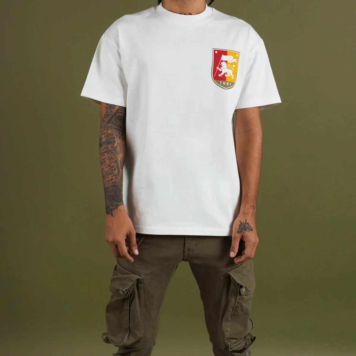 Lion Shield HW Tee White