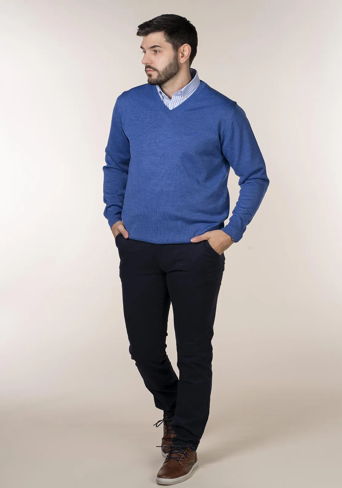 Mens V-Neck Jumper