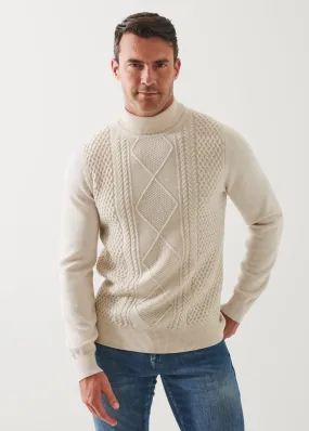 MERINO TEXTURED KNIT SWEATER