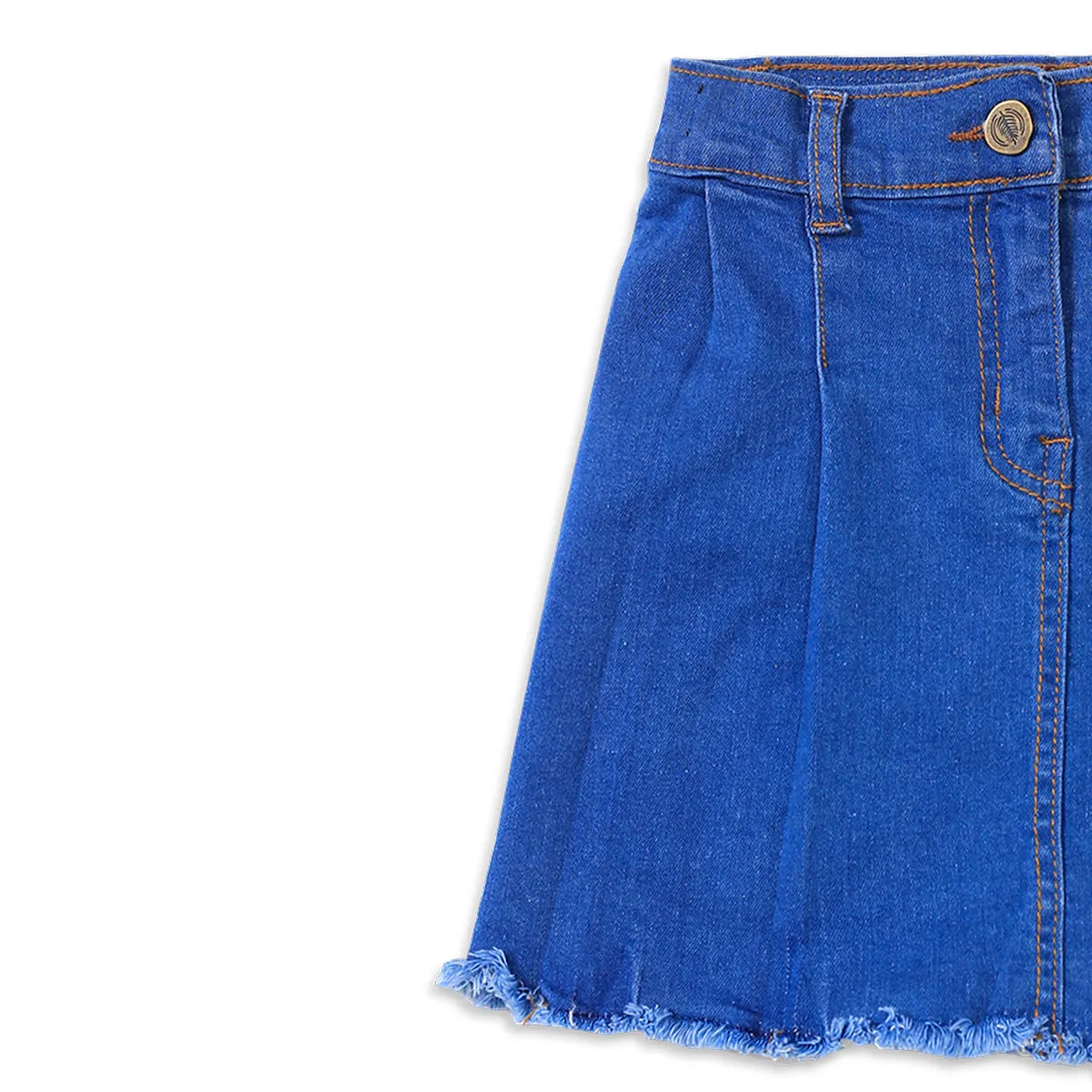 Mid Blue Denim Skirt