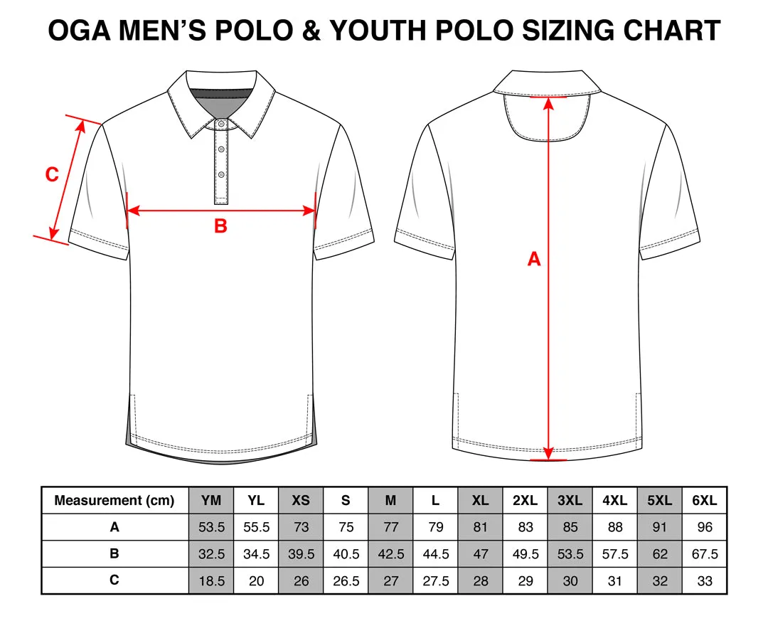 Mint Green Polo - OGA Youth Polo