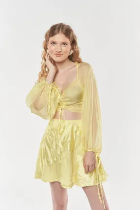 Nathalie Skirt in Yellow