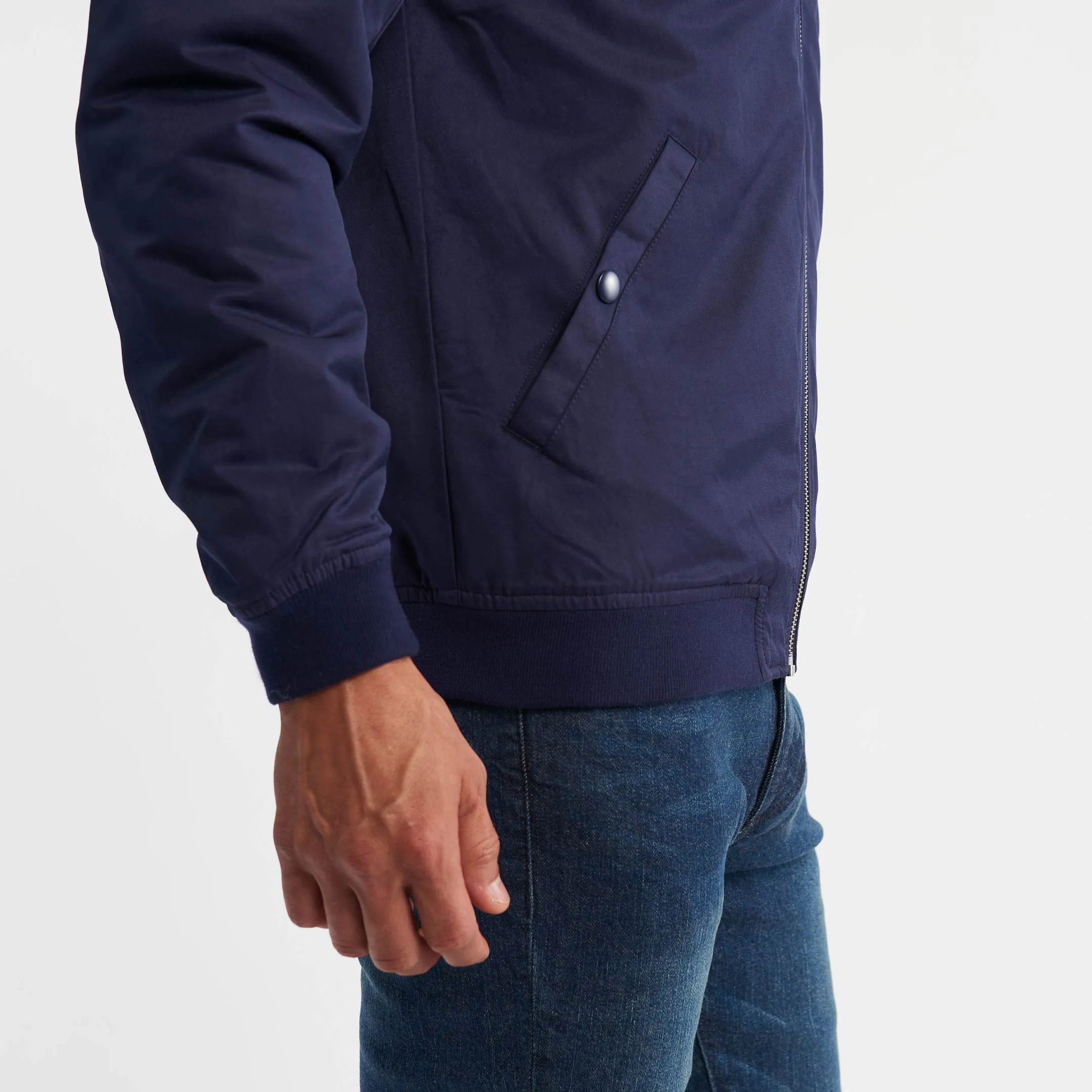 Navy Bomber Jacket