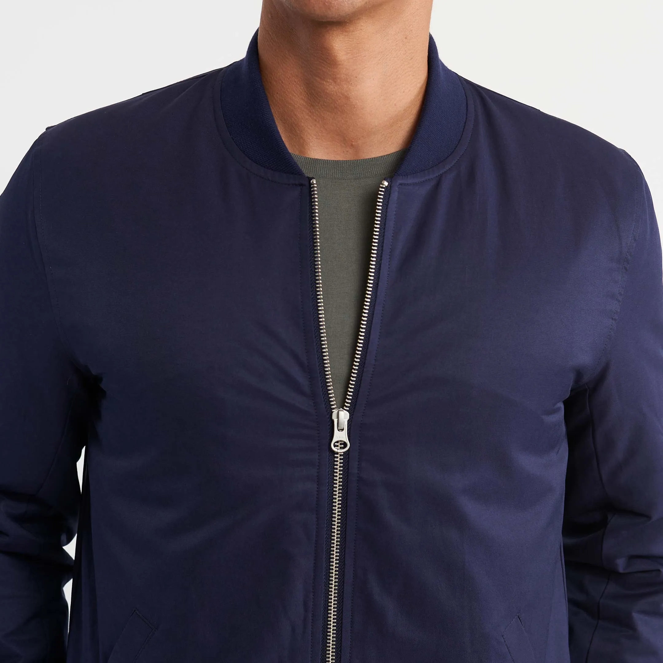 Navy Bomber Jacket