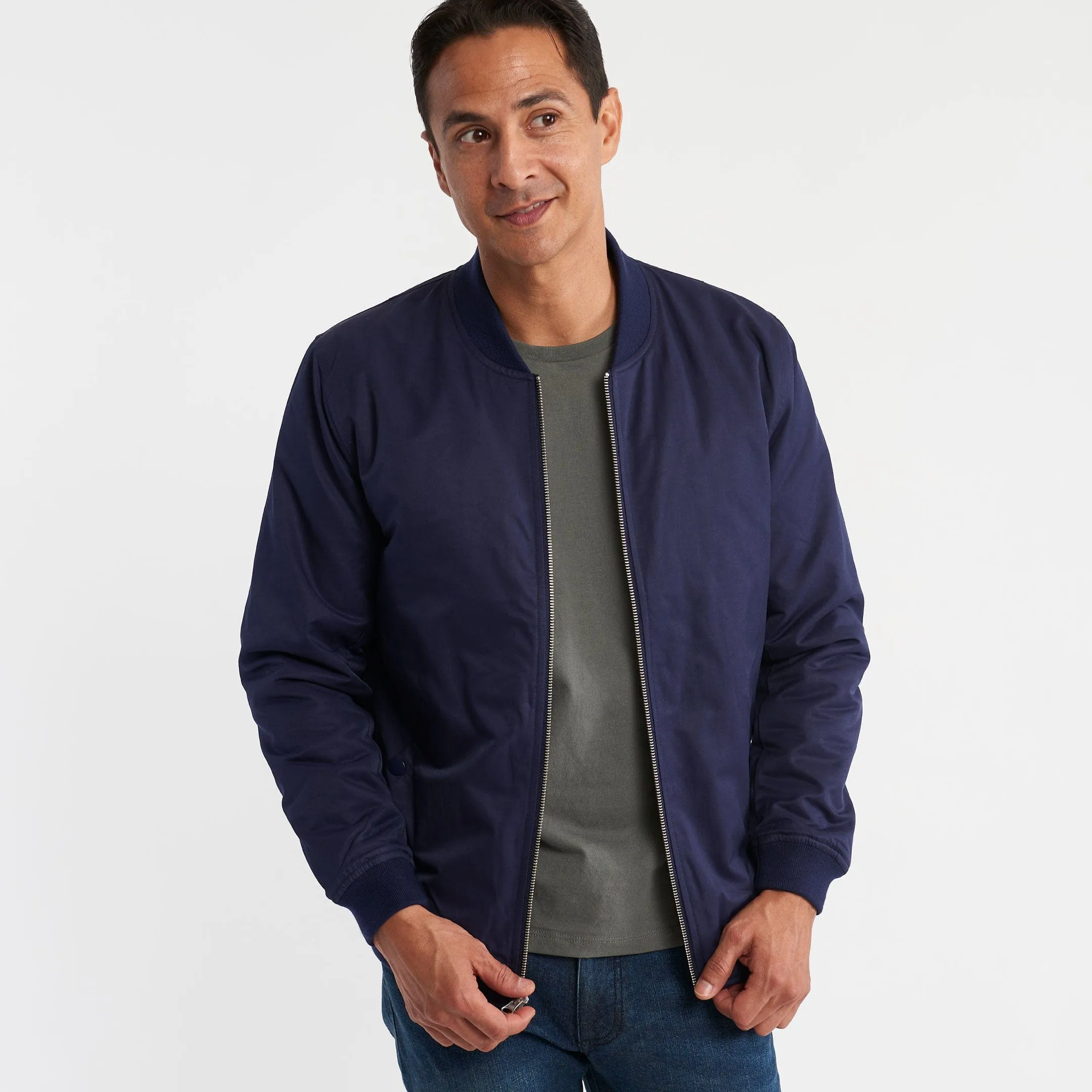 Navy Bomber Jacket