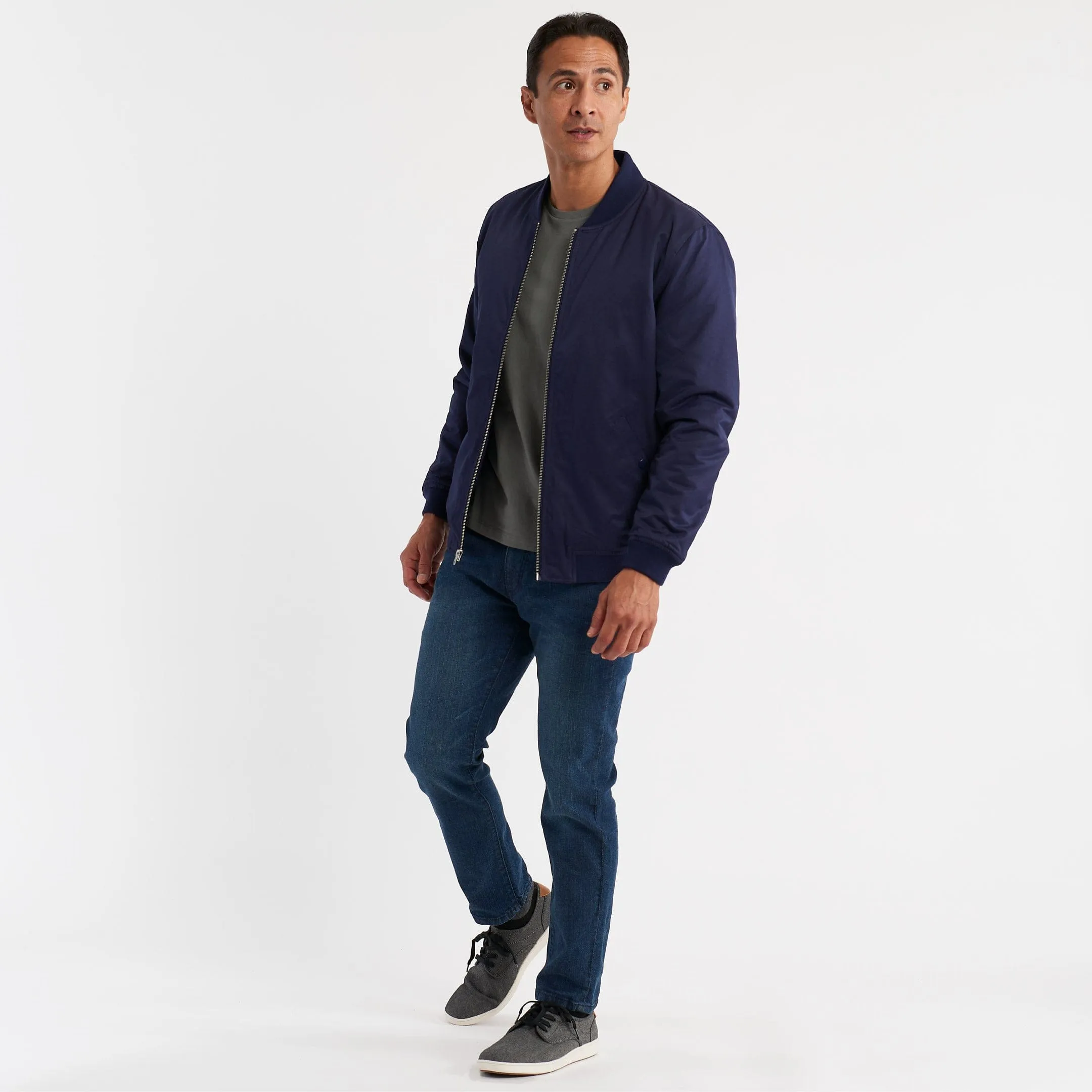 Navy Bomber Jacket