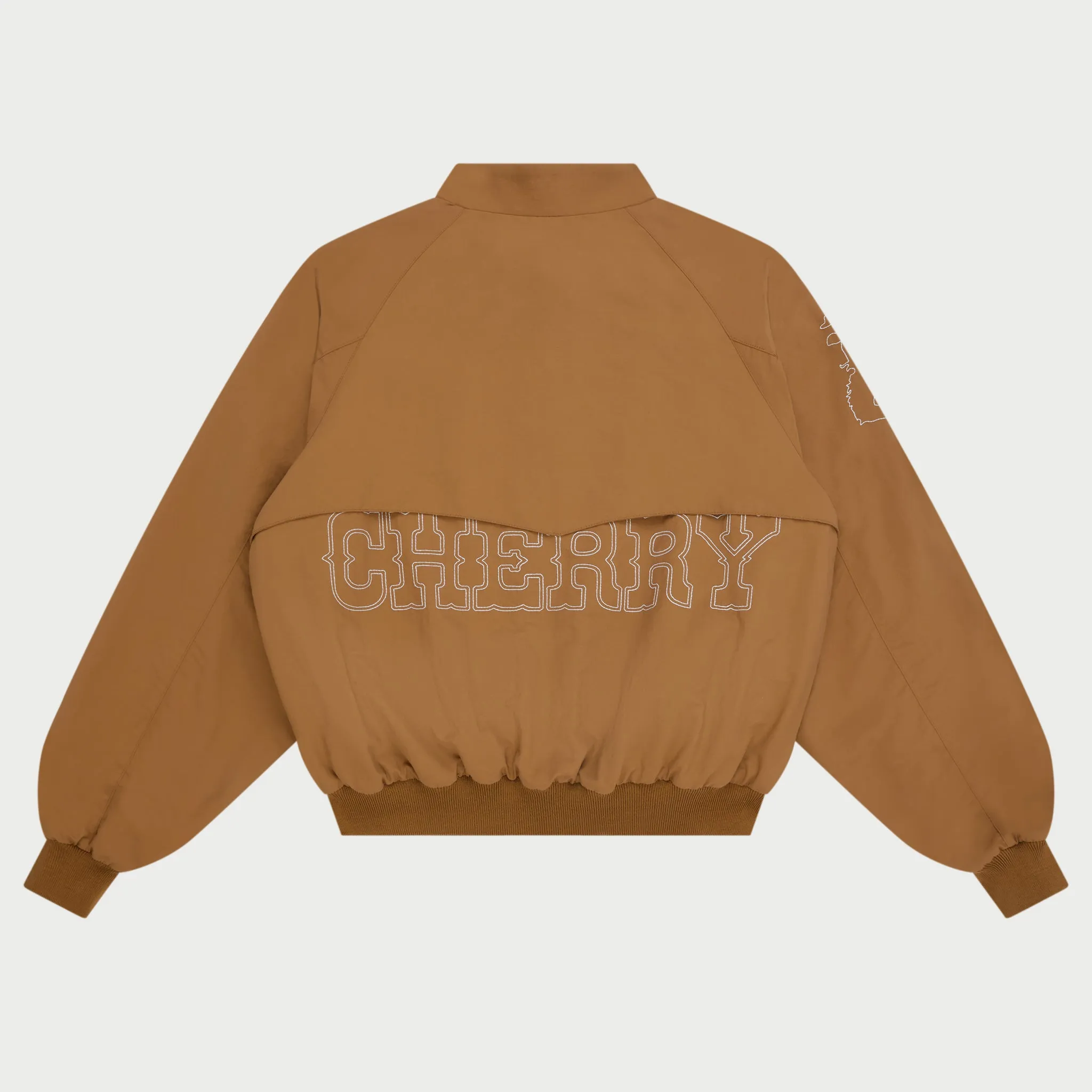 Nylon Championship Jacket (Camel)