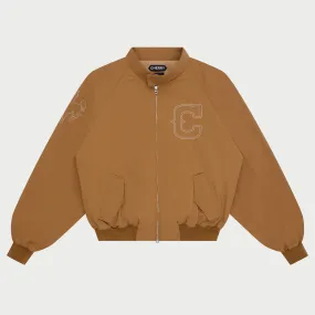 Nylon Championship Jacket (Camel)