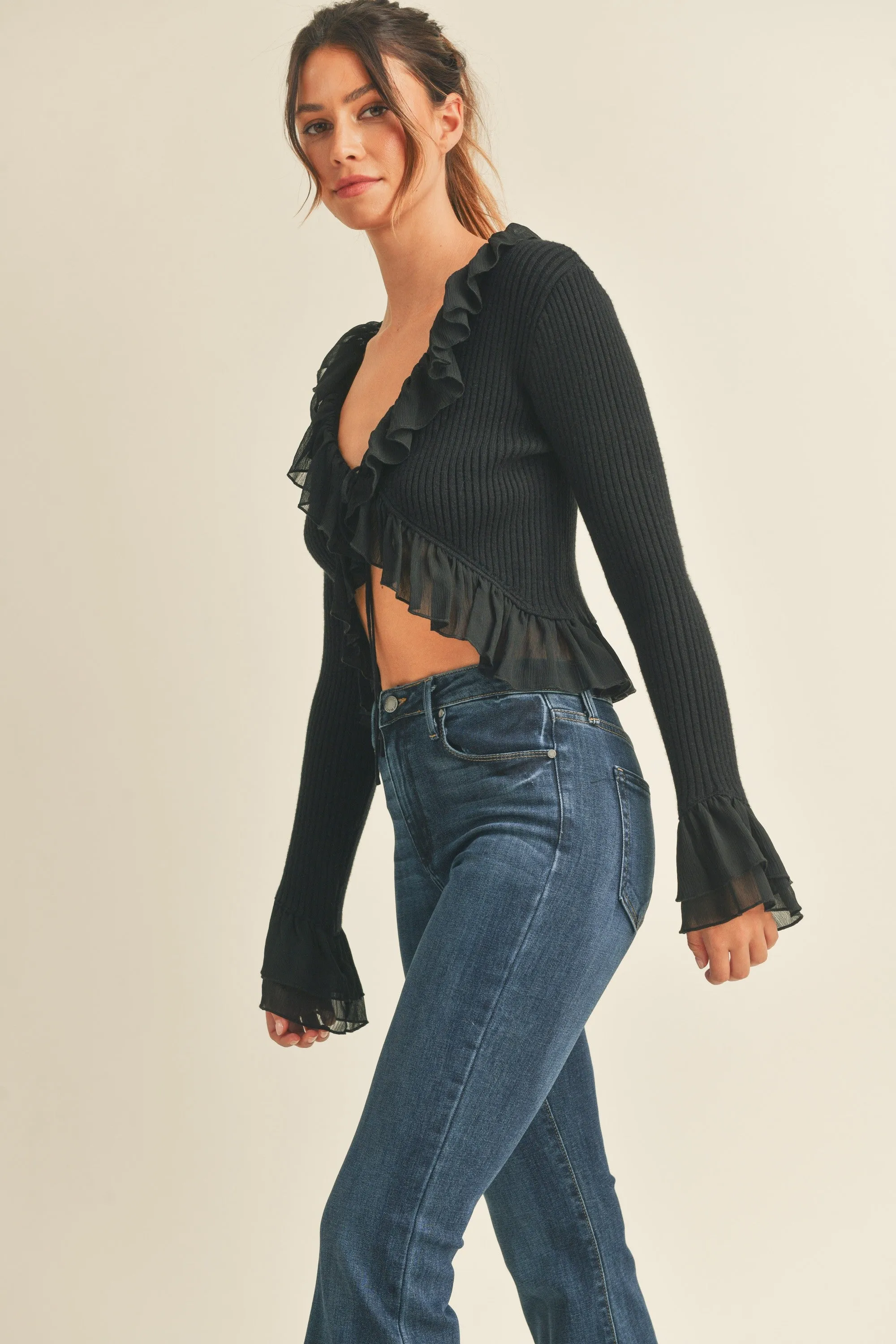 Ryder Knit Top - Black