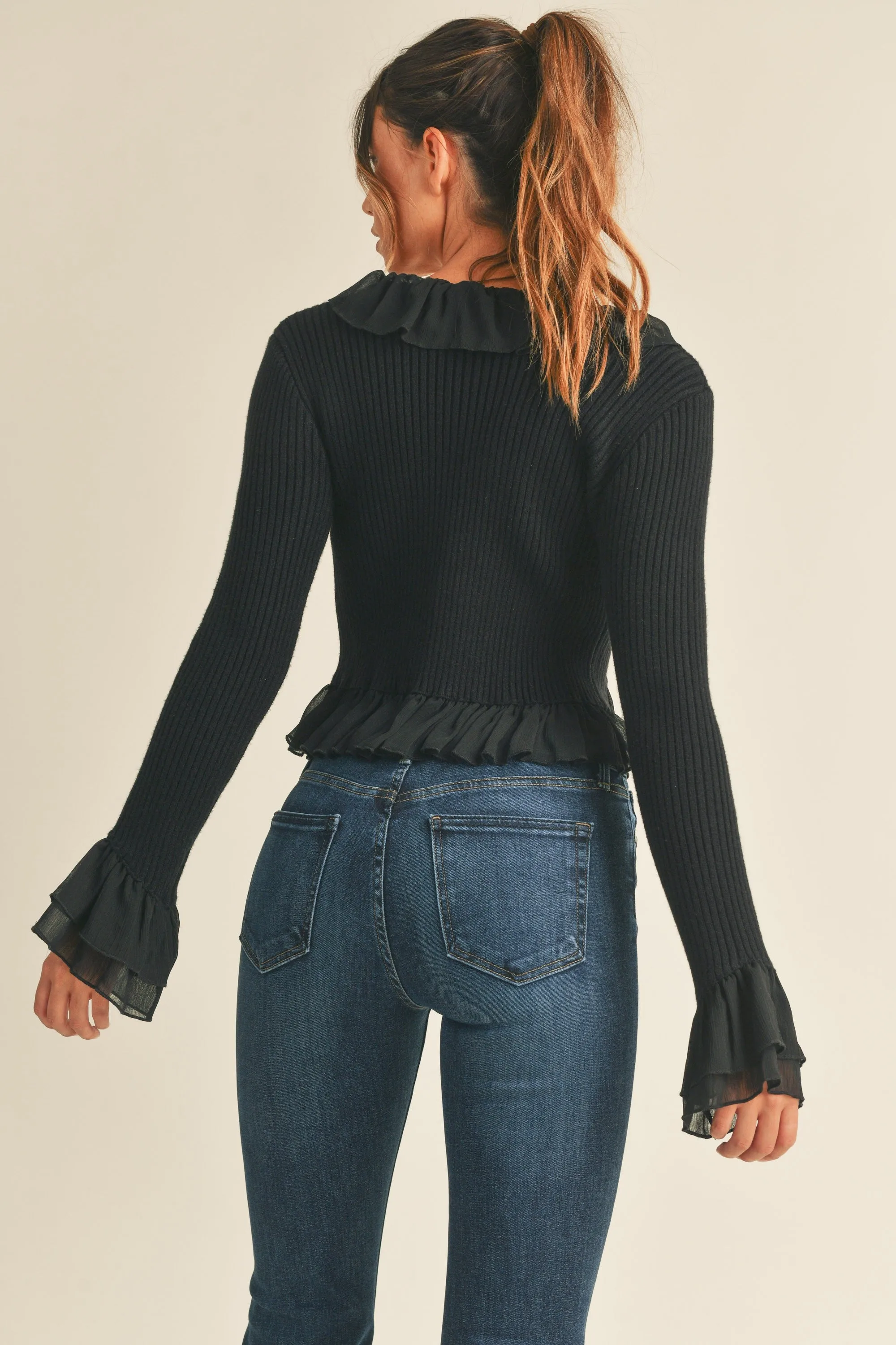 Ryder Knit Top - Black