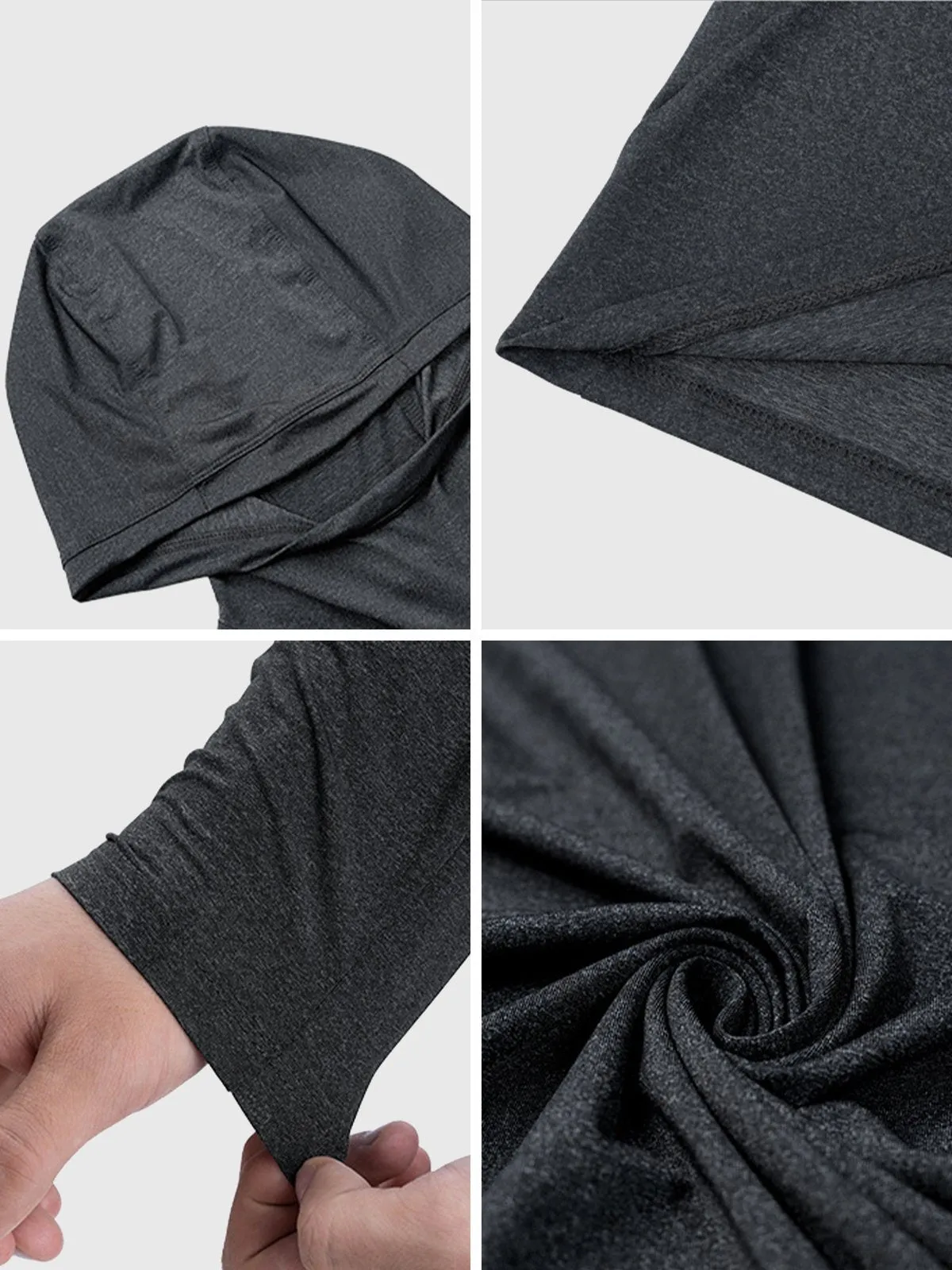 Softest Stealth Hoodie Luxury Touch Stretch Baselayer