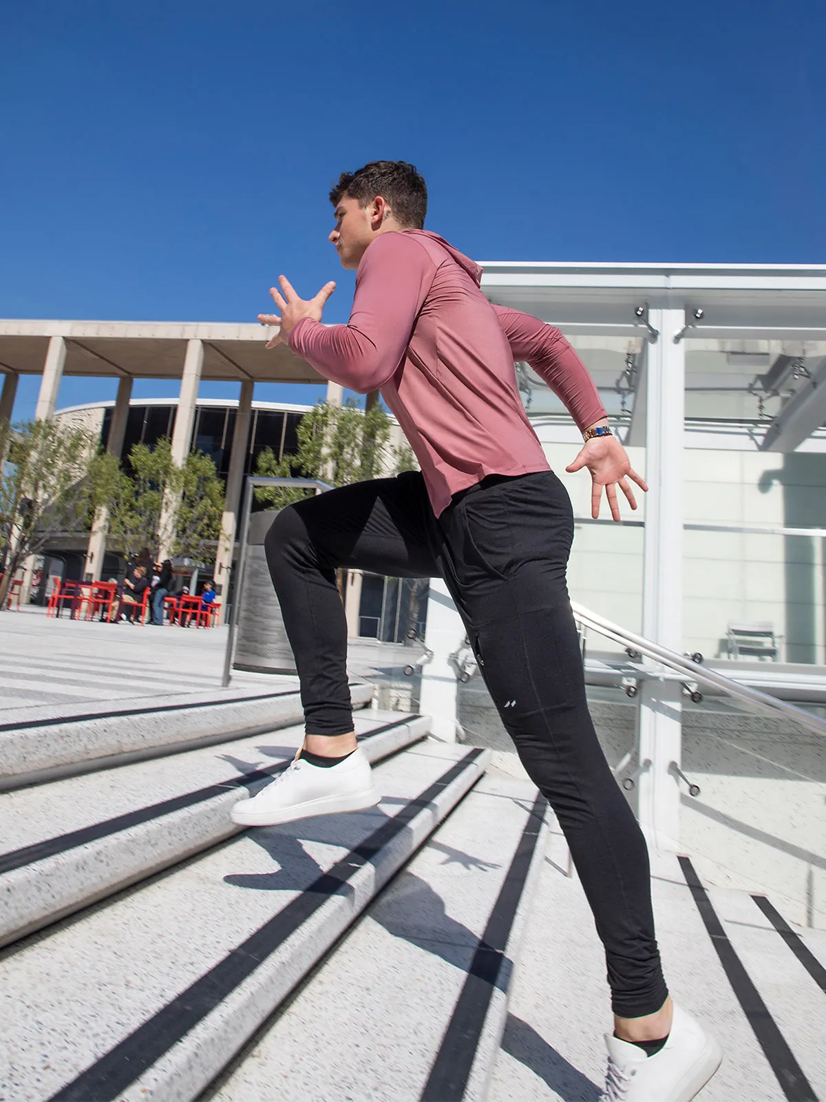 Softest Stealth Hoodie Luxury Touch Stretch Baselayer