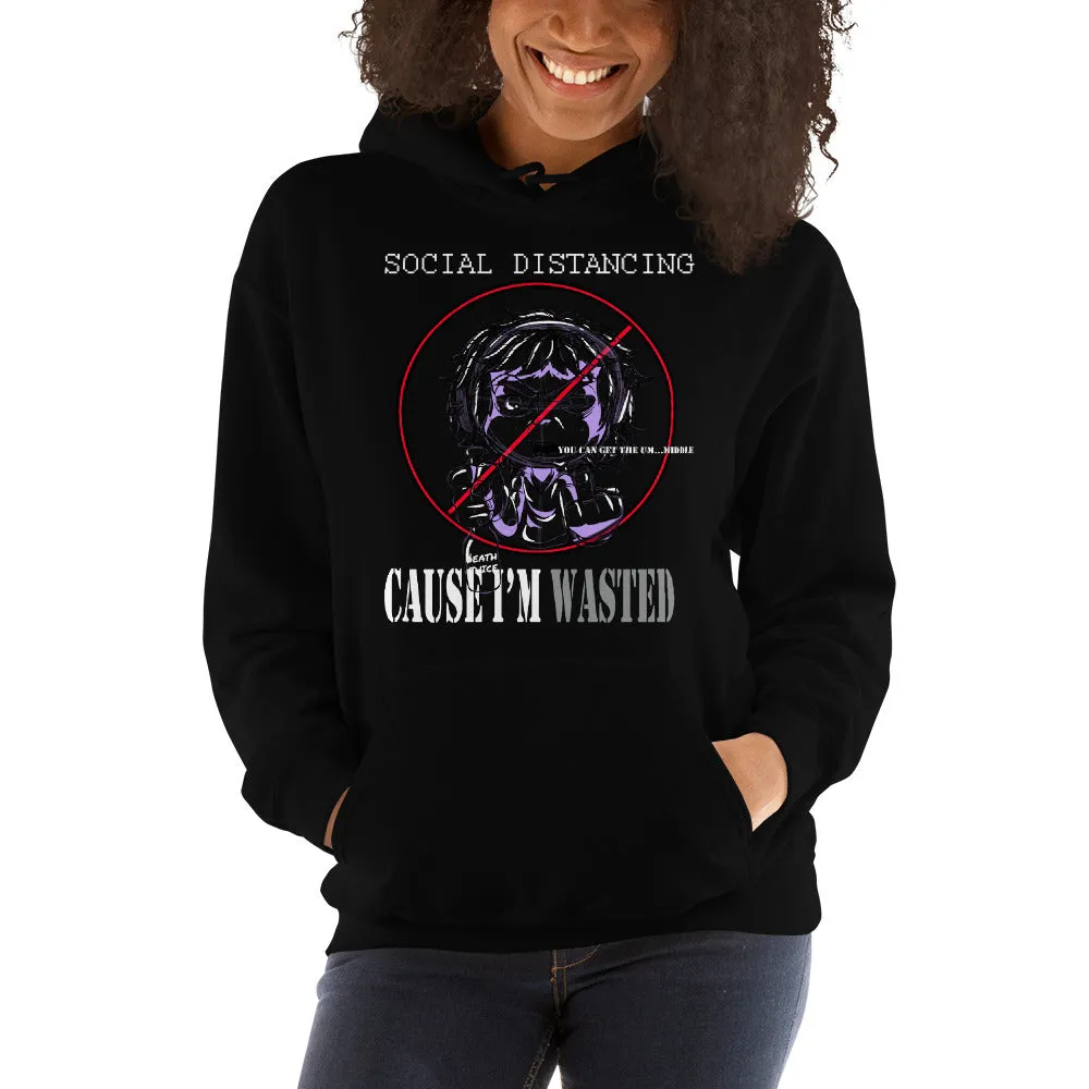 STINKE KUSH LOSER HEAD bw Unisex Hoodie