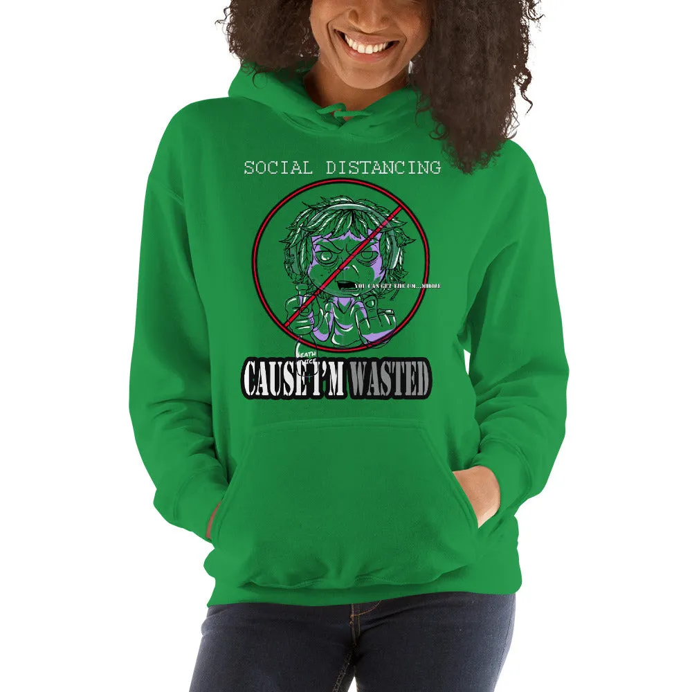 STINKE KUSH LOSER HEAD bw Unisex Hoodie