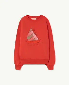 The Animals Observatory | Bear Sweatshirt Red