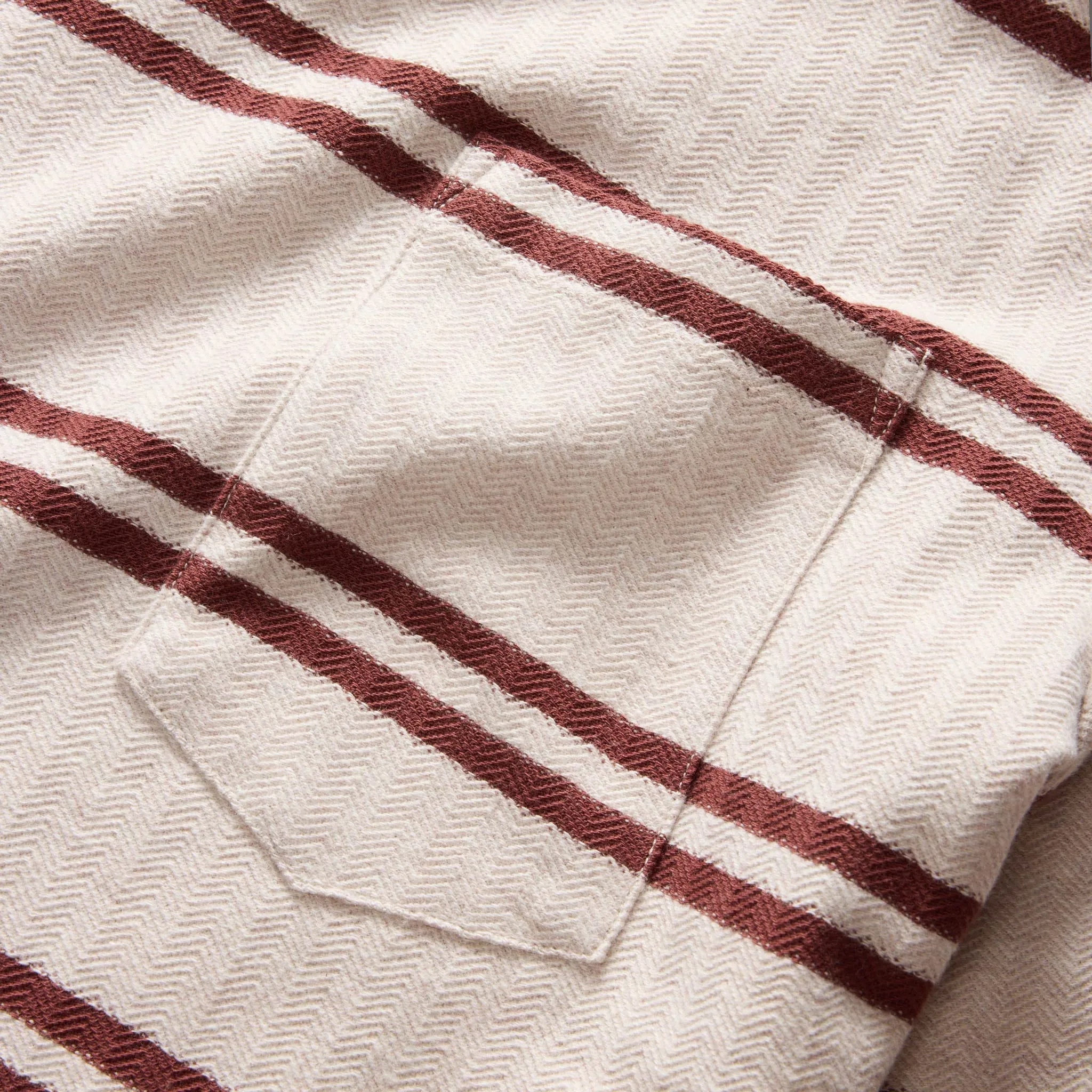 The Colton Crew in Oat Heathered Stripe