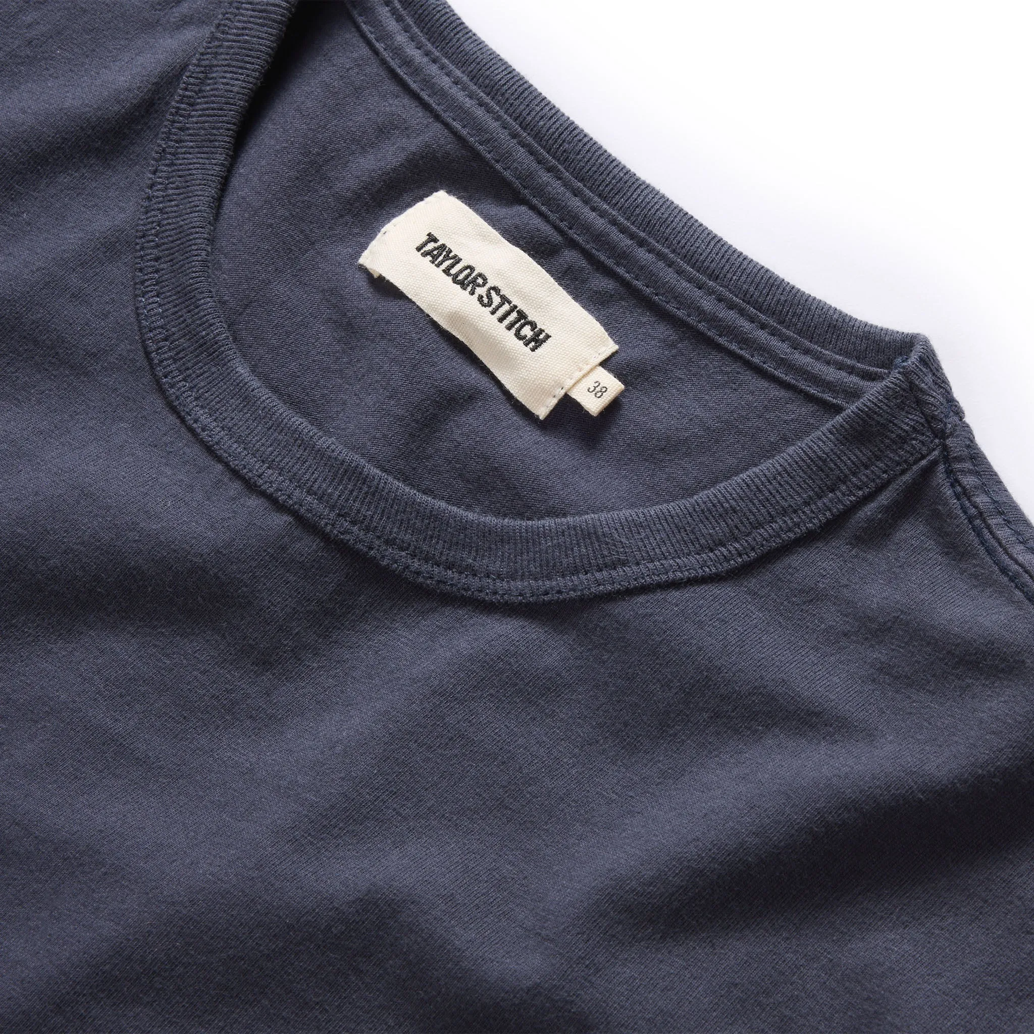 Navy Organic Cotton Tee - Enhanced Quality and Sustainable Design