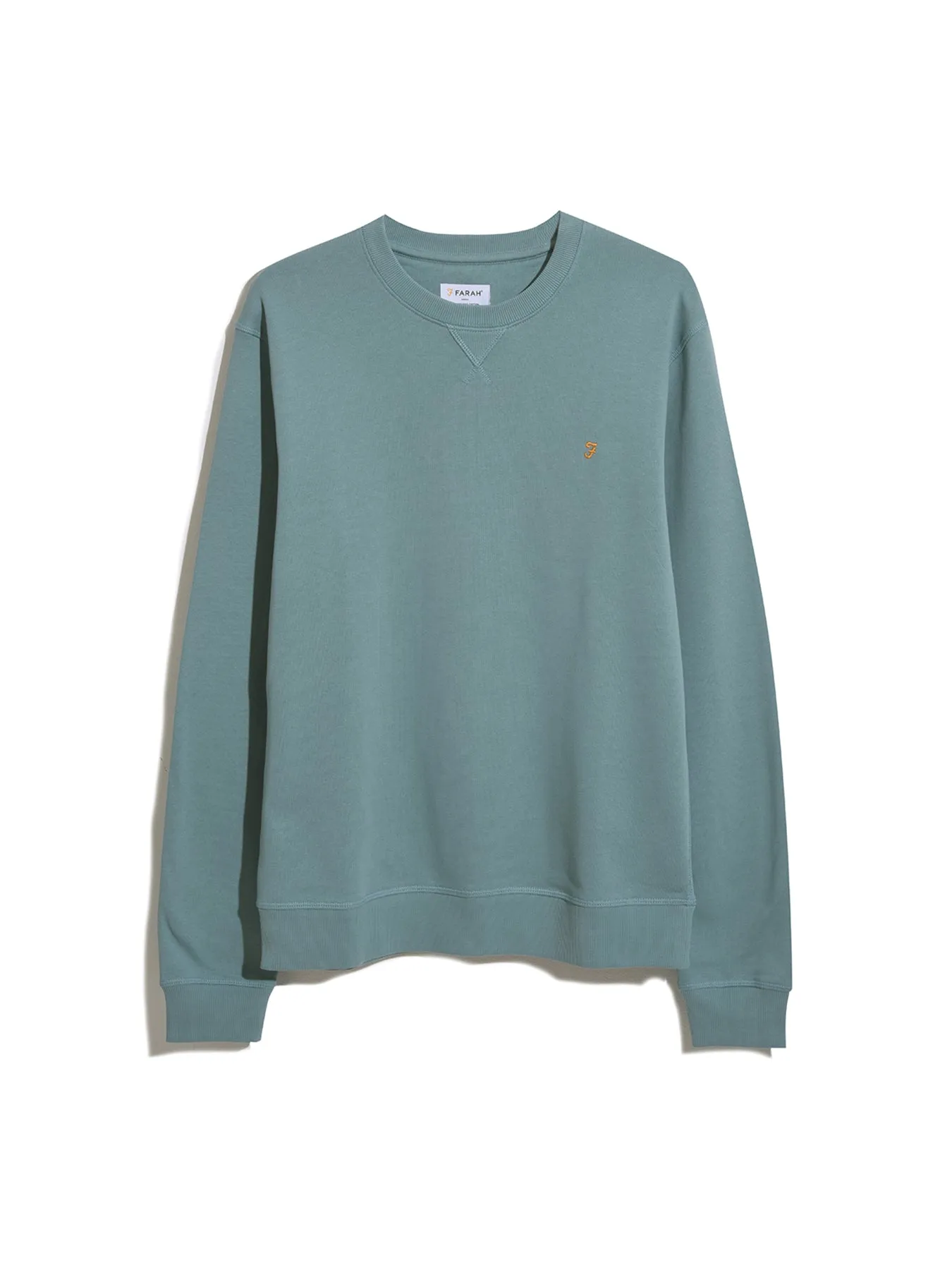 Tim Organic Cotton Crew Neck Sweatshirt In Brook Blue