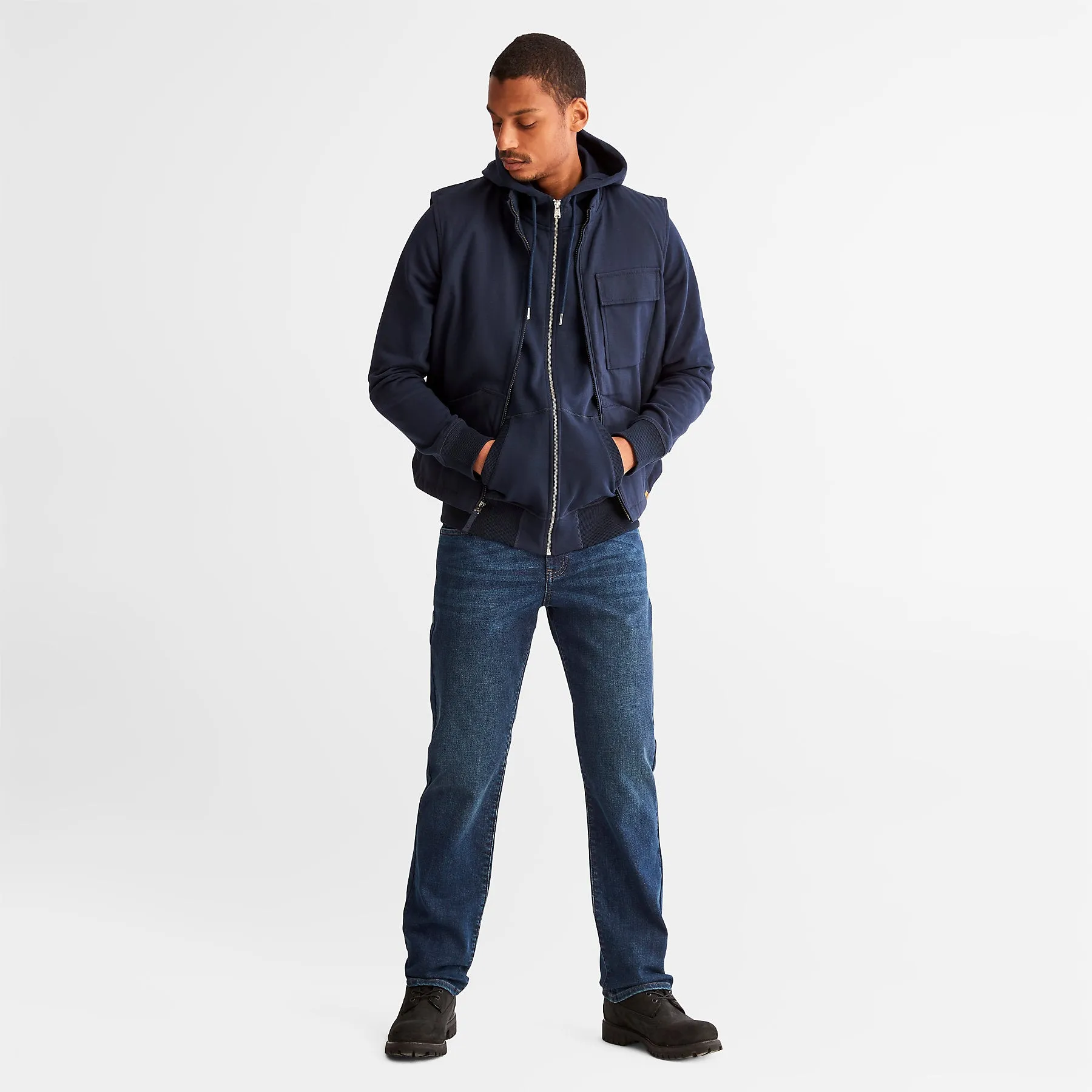 Timberland Mens 'Exeter River' Loopback Hooded Sweatshirt