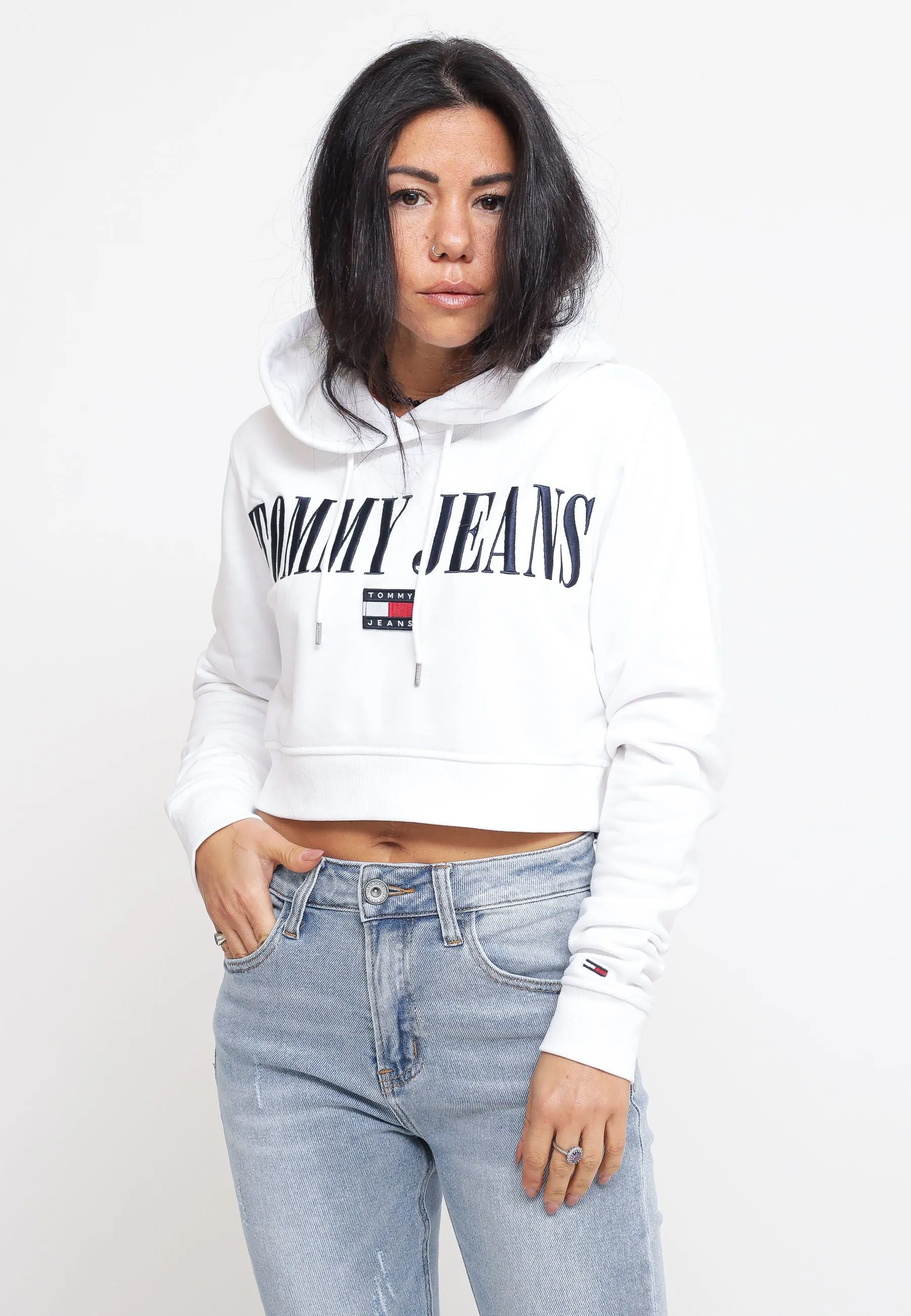 Tjw Sp Crop Archive 2 Hoodie - White