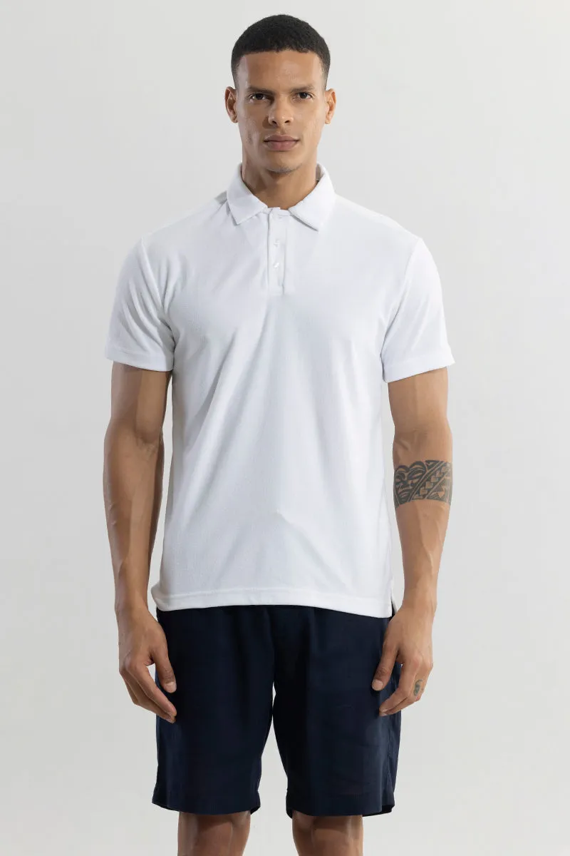 Trent White Polo T-Shirt