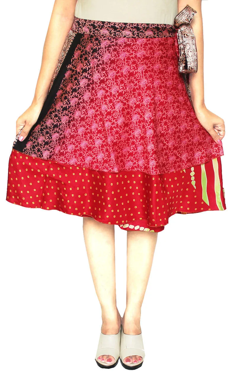 Two-Layers-Women's-Indian-Sari-Magic-Wrap-Short-Skirt-mpl-magicskt22-1p