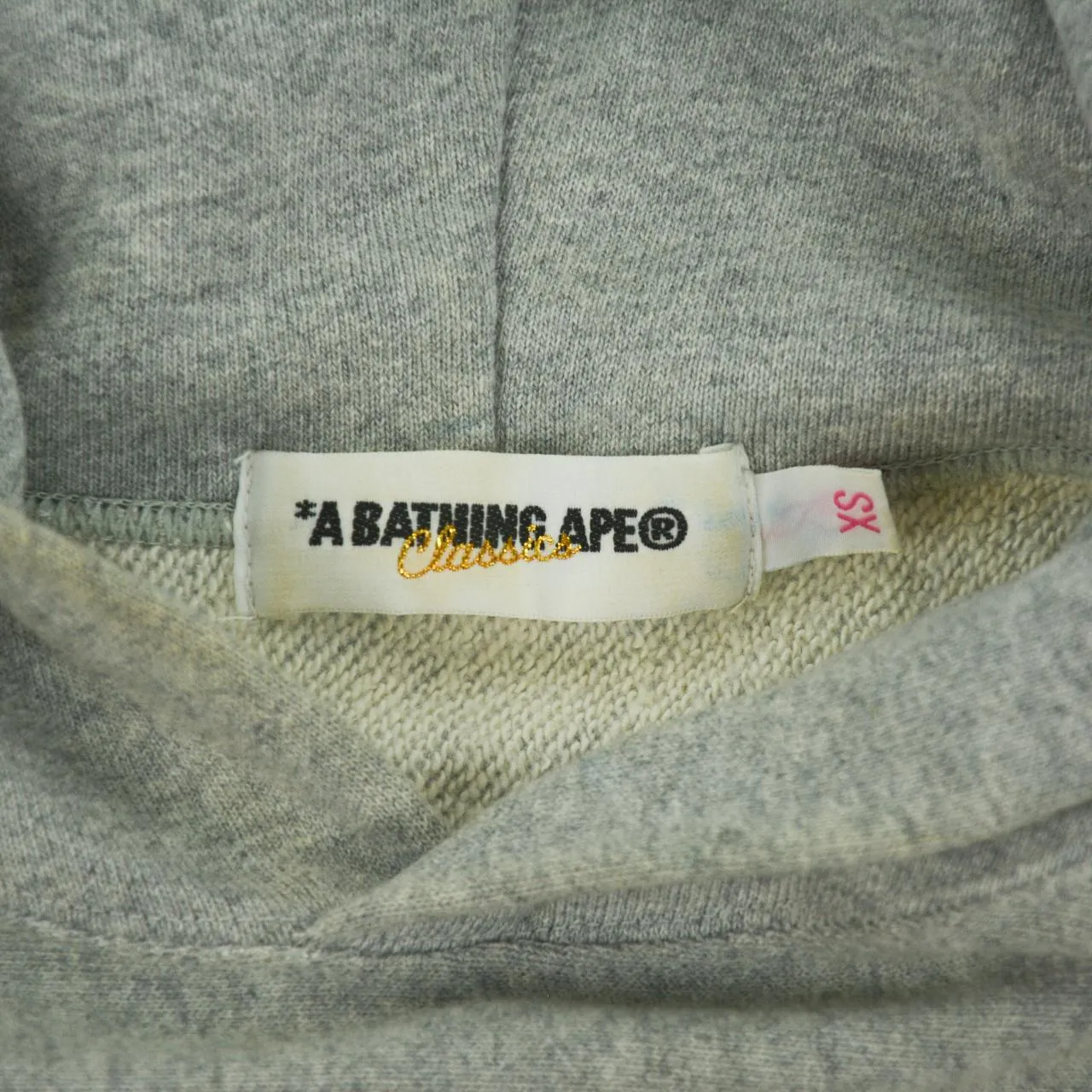 Vintage BAPE Dot Logo Hoodie Woman’s Size XS