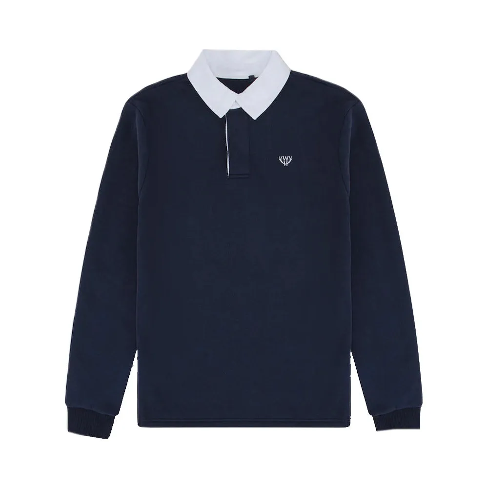 Walker & Hunt Rugby Shirt | Navy